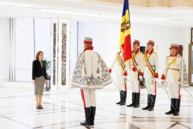 Maia Sandu a primit scrisorile de acreditare din partea a cinci noi ambasadori